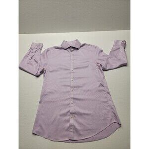 Charles Tyrwhitt Dress Shirt Mens 15.5 32 Extra Slim Fit Button Up Non Iron